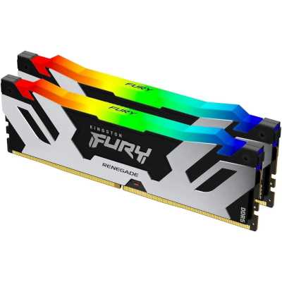 Kingston Fury Renegade Silver/Black RGB KF580C38RSAK2-48