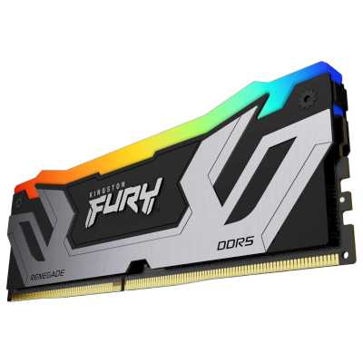 оперативная память Kingston Fury Renegade Silver/Black RGB KF584CU40RSA-24