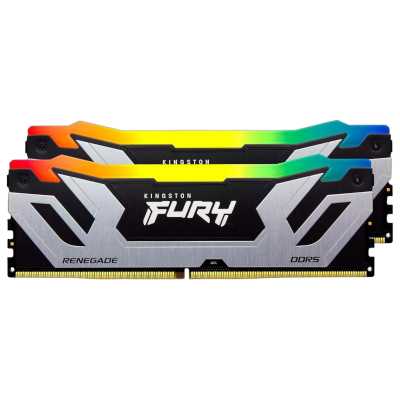 оперативная память Kingston Fury Renegade Silver/Black RGB KF584CU40RSAK2-48