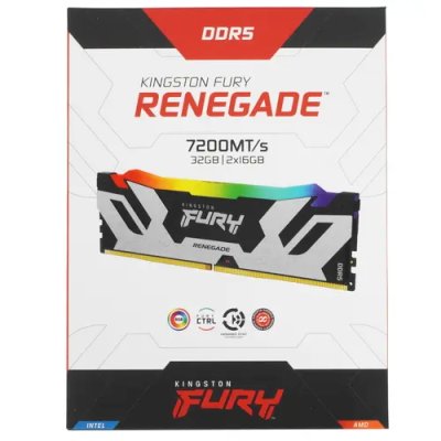 Kingston Fury Renegade Silver RGB KF572C38RSAK2-32