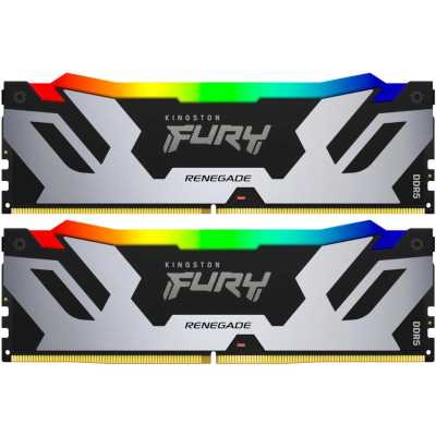 оперативная память Kingston Fury Renegade Silver RGB KF576C38RSAK2-32