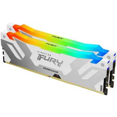 Kingston Fury Renegade Silver/White RGB XMP KF572C38RWAK2-32