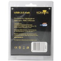 разветвитель USB Konoos UK-37