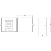 коробка распределительная Hyperline KR-INBOX-50-NK