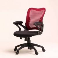 стул College HLC-0758F Black-Red