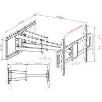 кронштейн Kromax Atlantis-70 Black