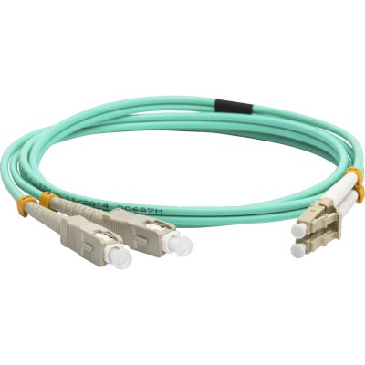 патч-корд оптический Lanmaster LAN-2LC-2SC/OM3-1.0