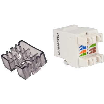 Lanmaster LAN-OK45U6/180R-WH
