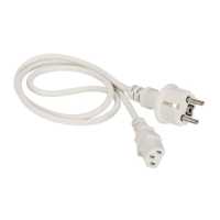 кабель питания Lanmaster LAN-PP13/SH-1.0-WH