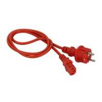 кабель питания Lanmaster LAN-PP13/SH-1.8-RD
