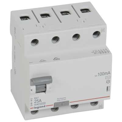 

Legrand RX3 4П 100mA 25А тип AC 402066