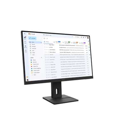 Монитор 27' Lenovo ThinkVision E27-40 IPS 1920x1080, 100 Гц, 4 мс, 16:9, 300 кд/м², VGA, HDMI 1.4, DP 1.2, 3.5 Jack, динамики (2×2 Вт), HDR10, черный, фото2