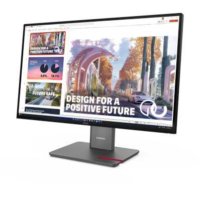 Монитор 27' Lenovo ThinkVision P27QD-40 IPS 2560x1440, 120 Гц, 6 мс, 16:9, 350 кд/м², HDMI 2.1, DP 1.4, USB-C (DP Alt Mode + 140 Вт PD), USB Hub (4×USB-A, 1×USB-B, 1×USB-C 10 Гбит/с), RJ-45, HDR10, черный, фото2