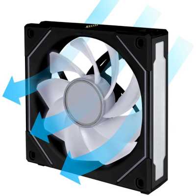 Lian Li Uni Fan SL-INF 120 Reverse ARGB Black 1 Pack