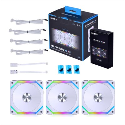 кулер Lian Li Uni Fan SL V2 120 White 3pcs