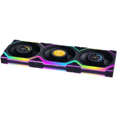 Lian Li Uni Fan SL Wireless 120 LCD ARGB Black 3 Pack