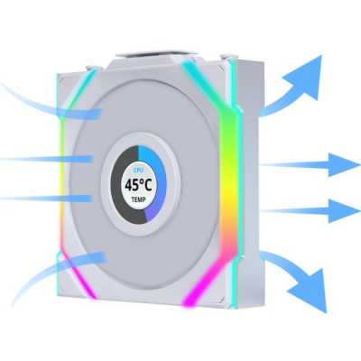 Lian Li Uni Fan SL Wireless 120 LCD ARGB White 1 Pack