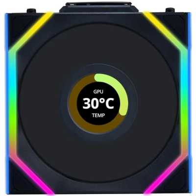 кулер Lian Li Uni Fan SL Wireless 120 LCD Reverse ARGB Black 1 Pack