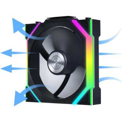 кулер Lian Li Uni Fan SL Wireless 120 Reverse ARGB Black 1 Pack