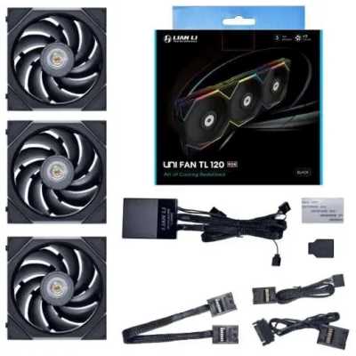 Lian Li Uni Fan TL 120 ARGB Black 3pcs