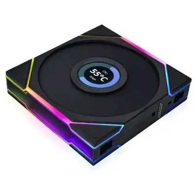 Lian Li Uni Fan TL 120 LCD Reverse ARGB Black 1 Pack