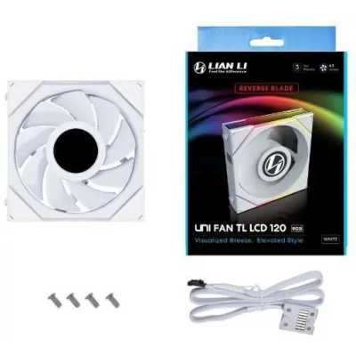 кулер Lian Li Uni Fan TL 120 LCD Reverse ARGB White
