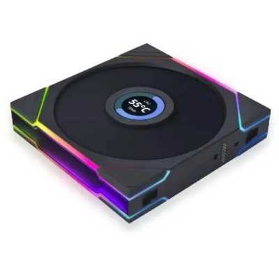 Lian Li Uni Fan TL 140 LCD Reverse ARGB Black