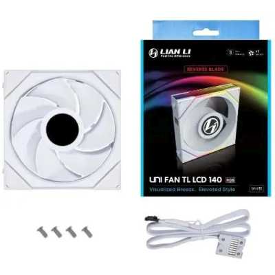 кулер Lian Li Uni Fan TL 140 LCD Reverse ARGB White