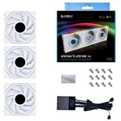 кулер Lian Li Uni Fan TL LCD White 3 Pack
