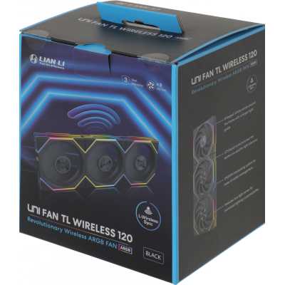 Lian Li Uni Fan TL Wireless 120 ARGB Black 3 Pack
