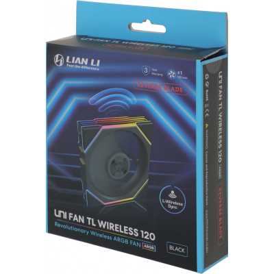 кулер Lian Li Uni Fan TL Wireless 120 Reverse ARGB Black