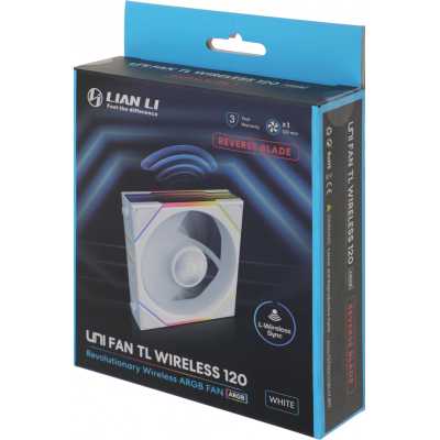 кулер Lian Li Uni Fan TL Wireless 120 Reverse ARGB White