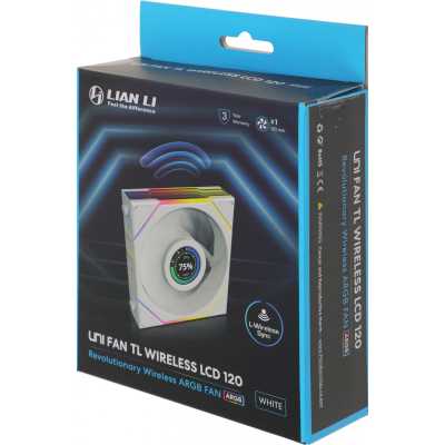 Lian Li Uni Fan TL Wireless LCD 120 ARGB White