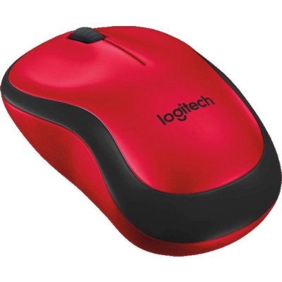 мышь Logitech M220 Silent Red-Black 910-004897