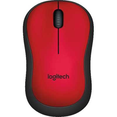 мышь Logitech M220 Silent Red-Black 910-004897