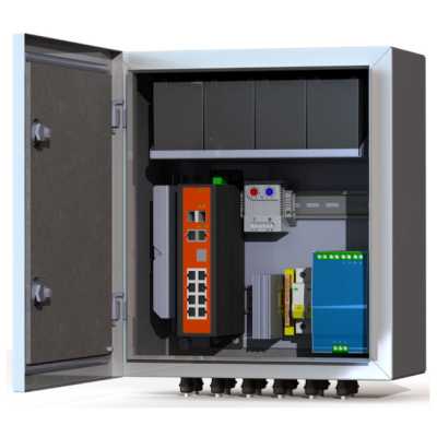 телекоммуникационный шкаф Mastermann-8УТП 8КУ АКБ 7А