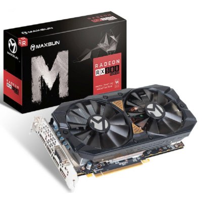 видеокарта Maxsun AMD Radeon RX 580 2048SP Big Mac Plus 8G