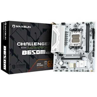 материнская плата Maxsun Challenger B650M WiFi ICE