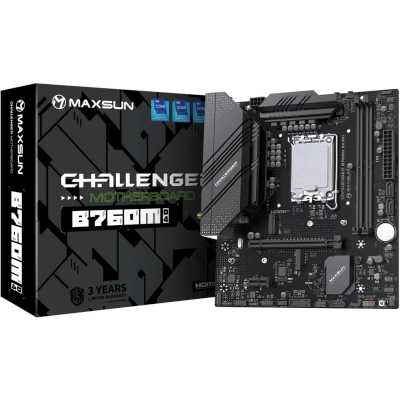 материнская плата Maxsun Challenger B760M D4 WiFi