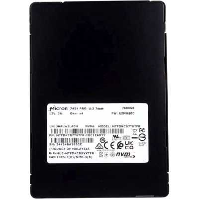 SSD диск Micron 7450 Pro 7.68Tb MTFDKCB7T6TFR
