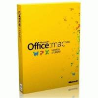 программное обеспечение Microsoft Office Mac Home and Student 2011 W7F-00022