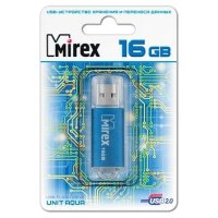 флешка Mirex 16GB 13600-FMUAQU16