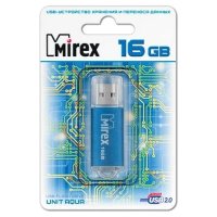 флешка Mirex 16GB 13600-FMUAQU16