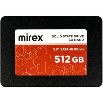SSD диск Mirex 512Gb 13640-512GBSAT3