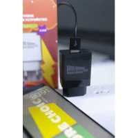 сетевое зарядное устройство More choice NC24a Black