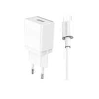 сетевое зарядное устройство More choice NC33m White