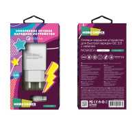 сетевое зарядное устройство More choice NC52QCm White