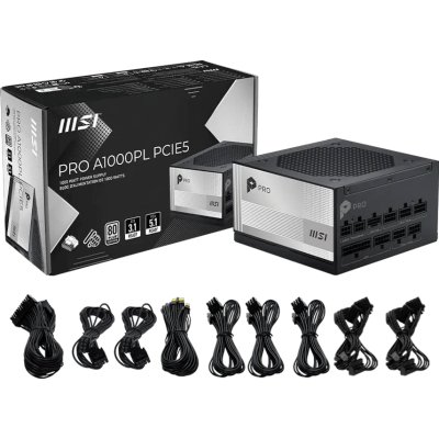 блок питания MSI 1000W PRO A1000PL PCIE5