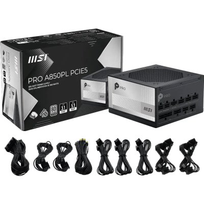 блок питания MSI 850W PRO A850PL PCIE5