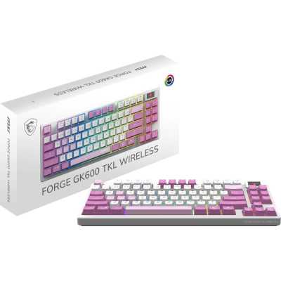 клавиатура MSI Forge GK600 TKL Violet